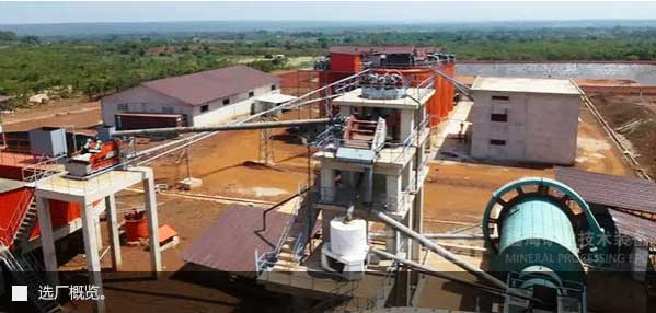 建设完成的选矿厂