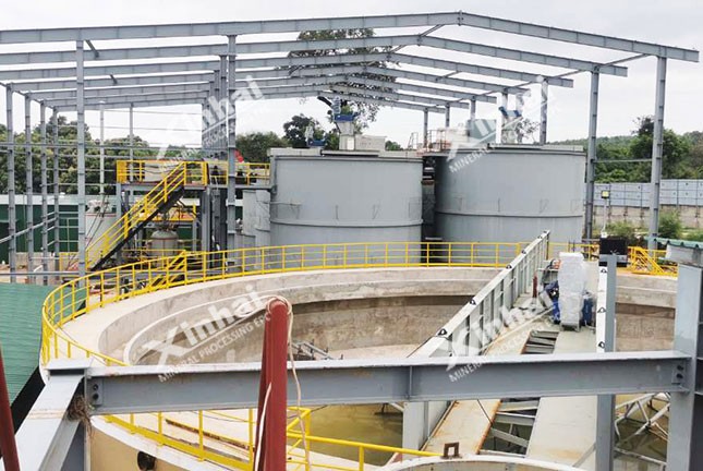 缅甸500tpd金矿氰化现场