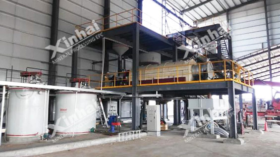 蒙古5500tpd金矿选矿现场