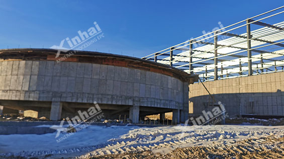 蒙古800tpd萤石浮选选矿项目