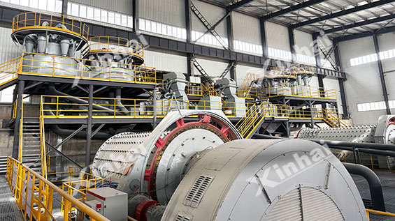 新疆200万t/a金矿磨矿分级现场