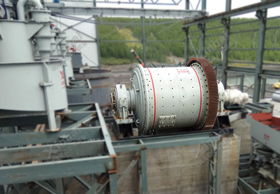 鑫海矿业为某500吨金矿重选选厂提供的MQYg 2436湿式溢流球磨机