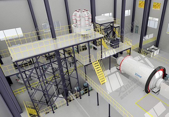 鑫海矿业球磨机选矿现场