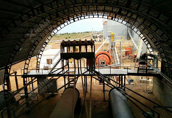 坦桑尼亚600TPD金矿选厂项目现场