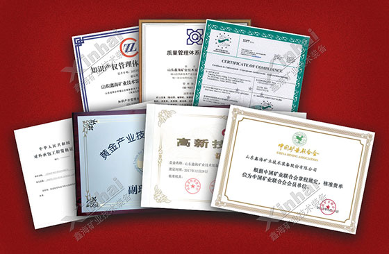 鑫海矿业证书