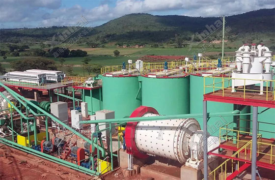 津巴布韦700tpd金矿选厂项目