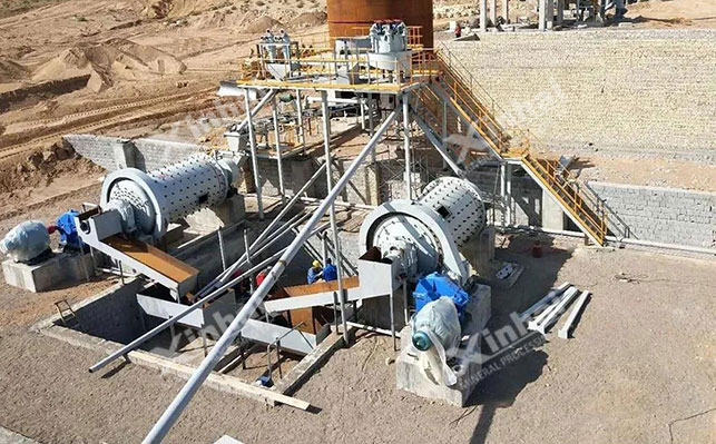 鑫海矿业选矿安装现场