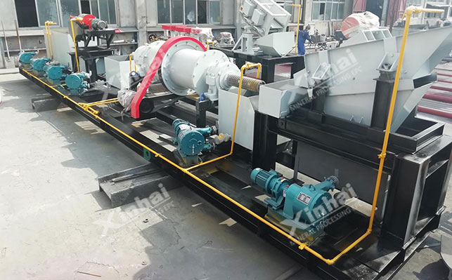 东欧地区2tpd铜锡尾矿移动选厂