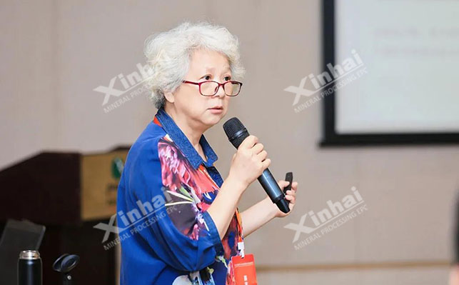 鑫海矿业技术总监邹魁凰女士论坛演讲