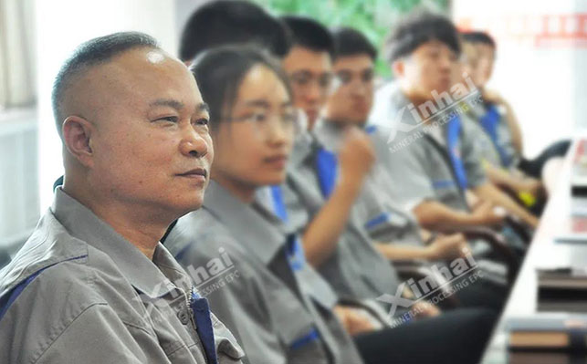 鑫海新员工培训现场