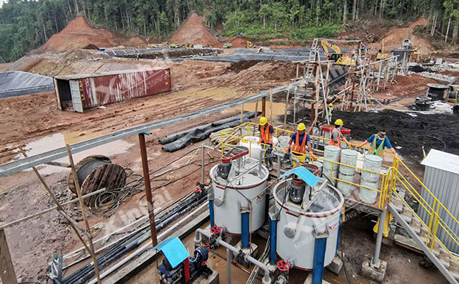 鑫海矿业安装调试现场