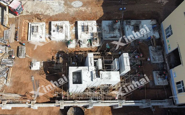 鑫海银铅锌金多金属矿项目安装现场