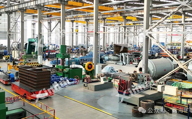 鑫海矿业选矿设备生产厂房