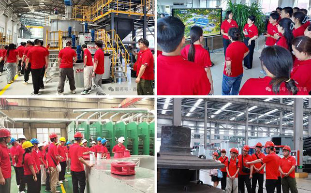 公司内部实地参观