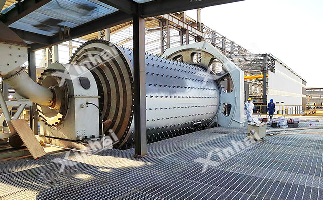 锂辉石磨矿流程