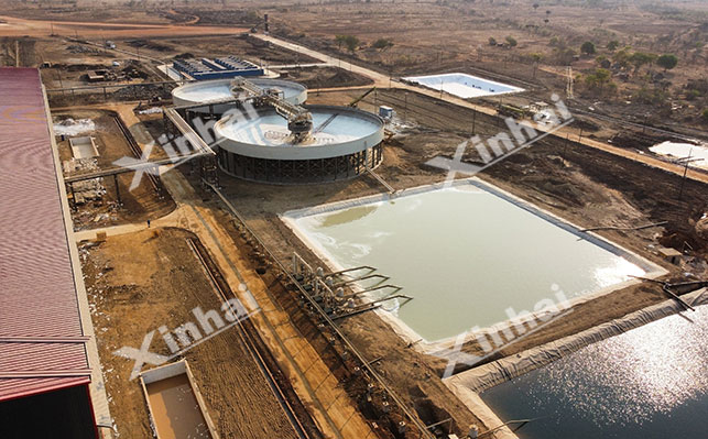 硬岩锂选矿脱水流程