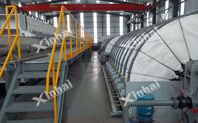 含次生铜铅锌矿精矿脱水 含次生铜铅锌矿精矿脱水