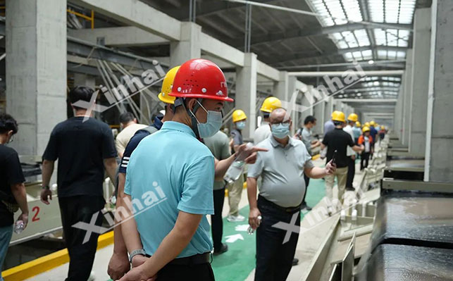 广西60万吨/年锆钛矿项目参观现场