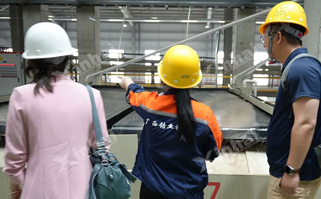广西60万吨/年锆钛矿项目参观现场