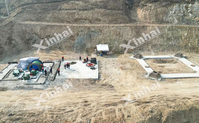 河北4000t/d钼矿采矿项目风井基础建设