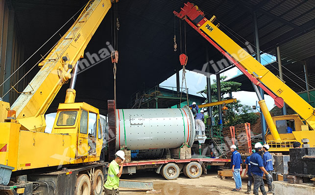 马来西亚800t/d金矿扩建球磨机