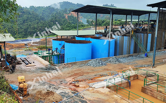 马来西亚800t/d金矿CIL扩建项目现场