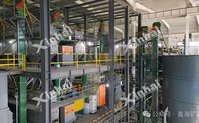 鑫海矿业设计建设的锆钛矿选厂