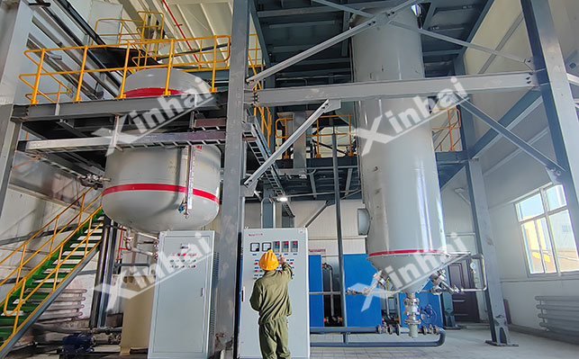 三层解吸电解立式电解槽设计