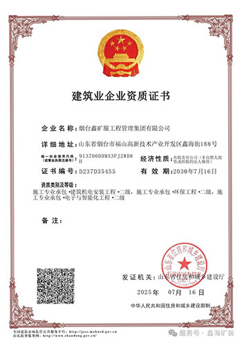 建筑企业资质证书