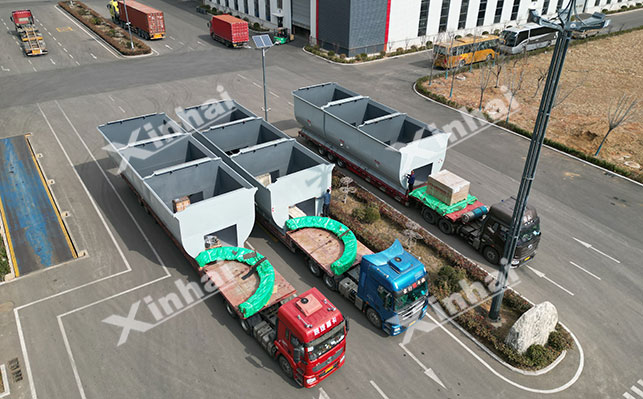 新疆金矿扩改建项目浮选机发货