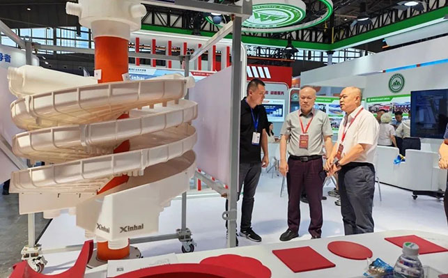 展示鑫海研发的螺旋溜槽