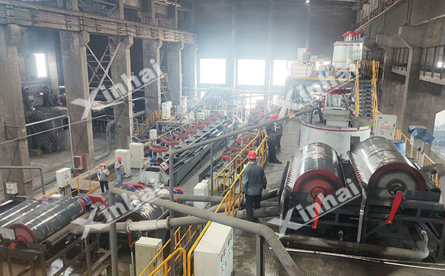 细粒褐铁矿磁选-浮选联合法