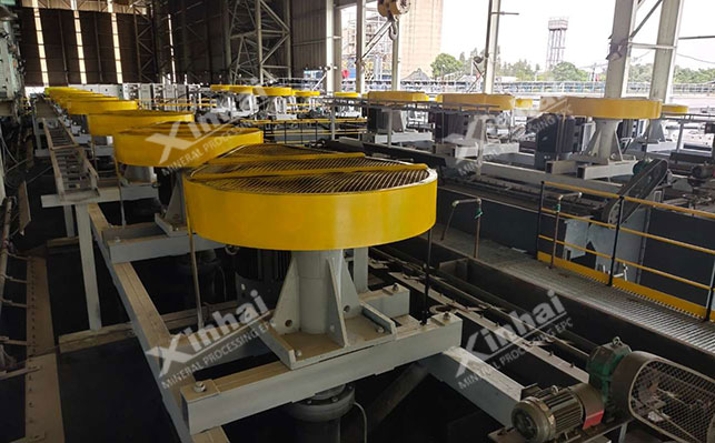 银矿分布浮选方法