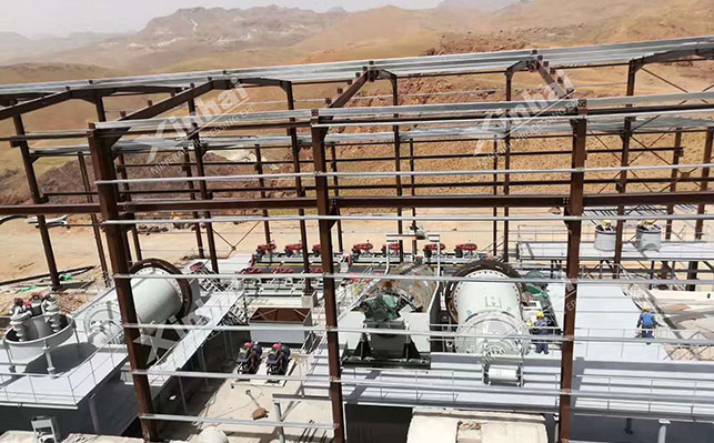 摩洛哥500t/d银矿选矿项目