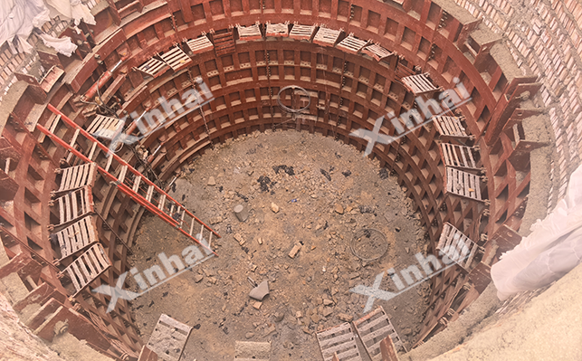 鑫海钼矿采矿施工现场