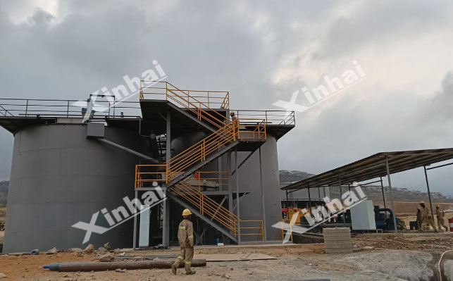 津巴布韦1000t/d金矿选矿项目现场