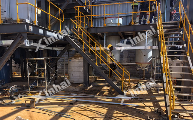 500t/d金矿解吸电解系统