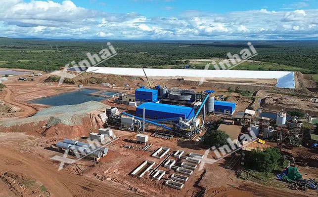 津巴布韦瑞德金矿500t/d选矿项目