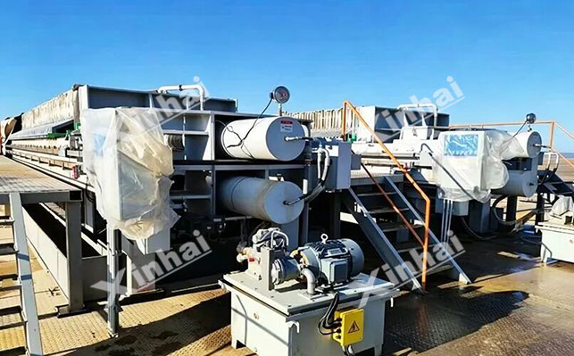 1200t/d金矿选矿厂现场