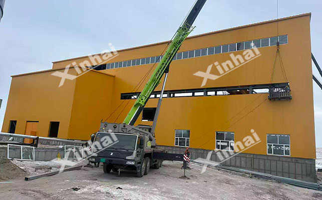 蒙古1000tpd锌矿浮选厂及尾矿干排项目现场