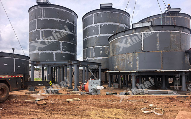 津巴布韦500t/d金矿安装现场