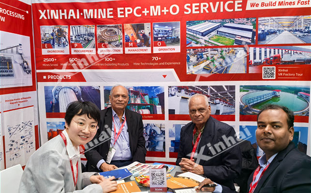 南非矿业投资大会鑫海展位现场