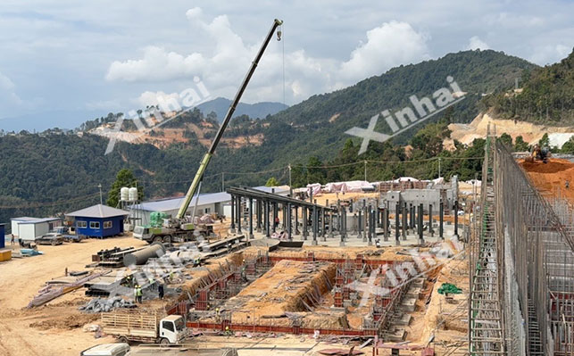 鑫海安装项目施工中