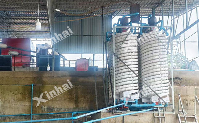 萤石混合矿重选辅助工艺