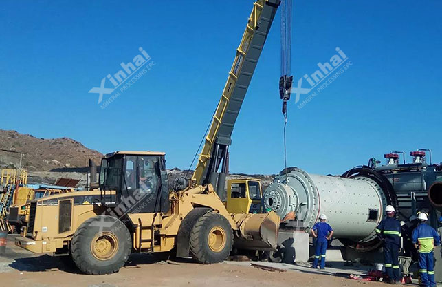 鑫海矿业2019年项目安装现场
