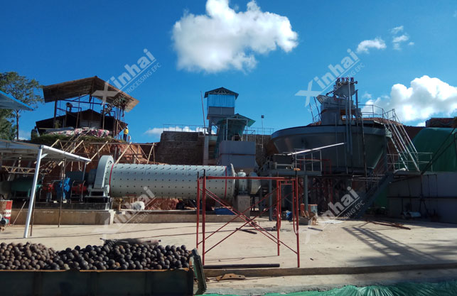 印尼700d/t金矿选矿现场 印尼700d/t金矿选矿现场